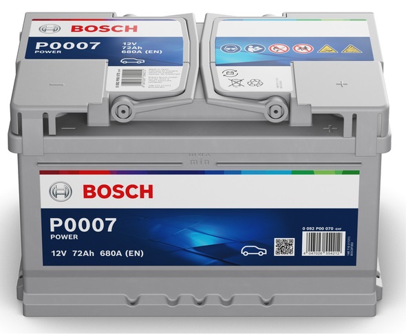 Acumulator auto BOSCH Power Line 12V 72Ah EN 680A 278x175x175mm