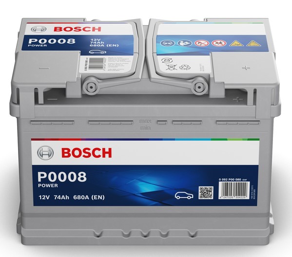 Acumulator auto BOSCH Power Line 12V 74Ah EN 680A 278x175x190mm